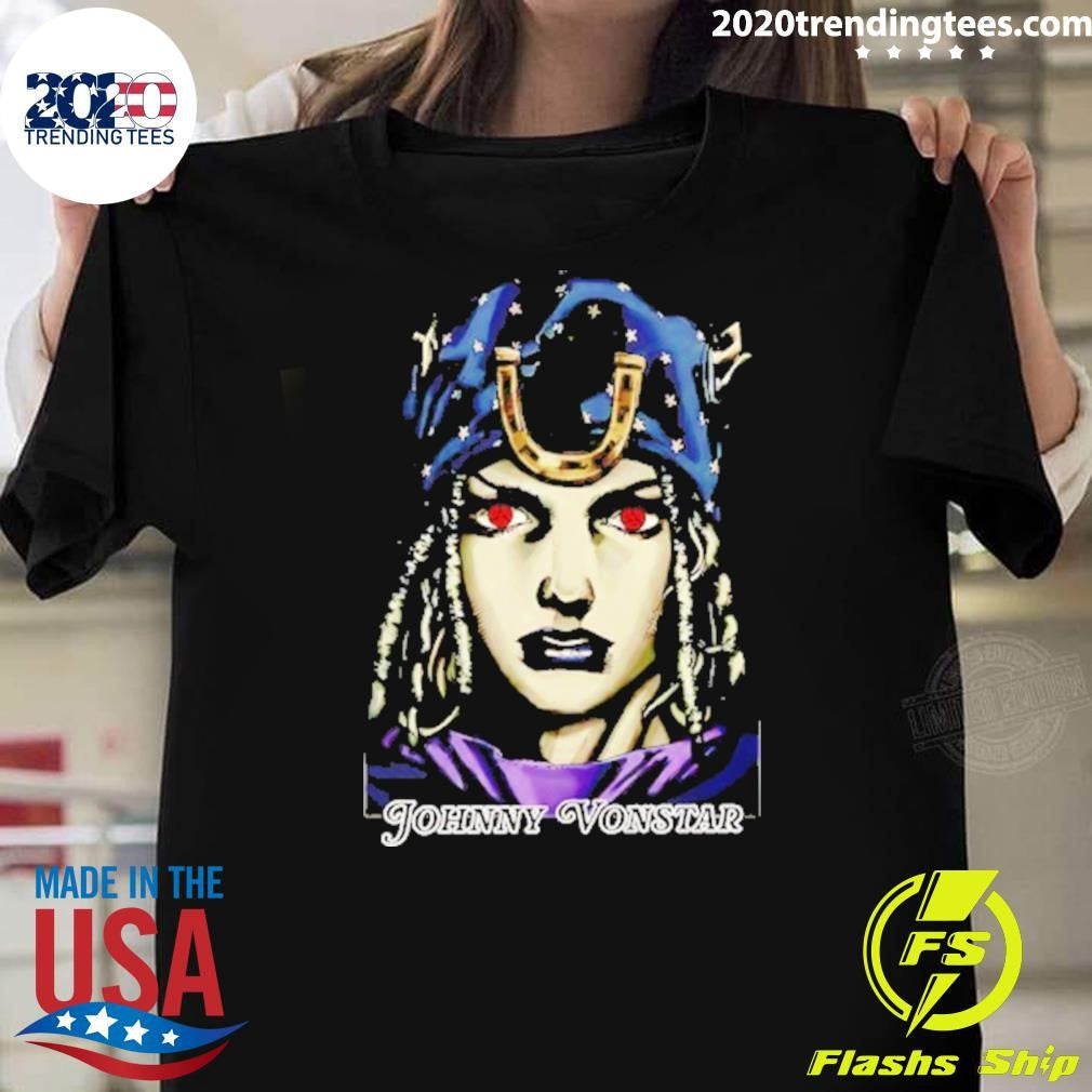Johnny Vonstar Anime Shirt Unisex T-shirt, Sweatshirt, Hoodie, Long Sleeve Tee - T-Shirt, Sweatshirt, Hoodie