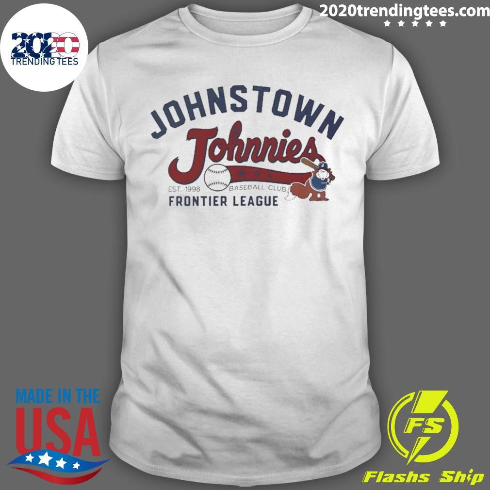 Johnstown Johnnies Baseball 1998 Frontier League Shirt Unisex T-shirt, Sweatshirt, Hoodie, Long Sleeve Tee - T-Shirt, Sweatshirt, Hoodie