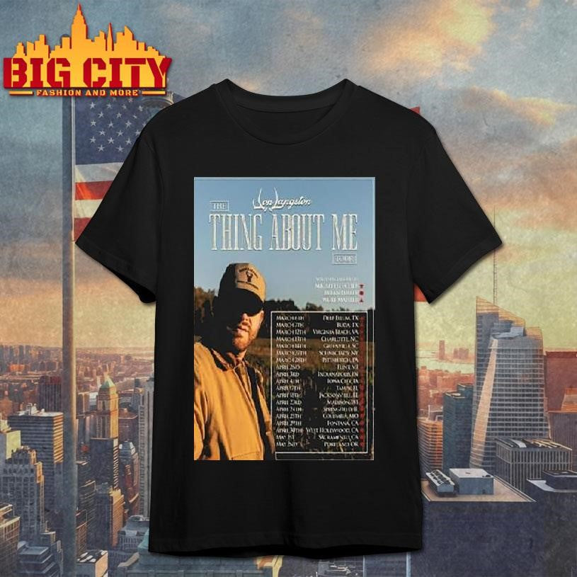 Jon Langston Thing About Me Tour 2026 Shirt Unisex T-shirt, Sweatshirt, Hoodie, Long Sleeve Tee - T-Shirt, Sweatshirt, Hoodie
