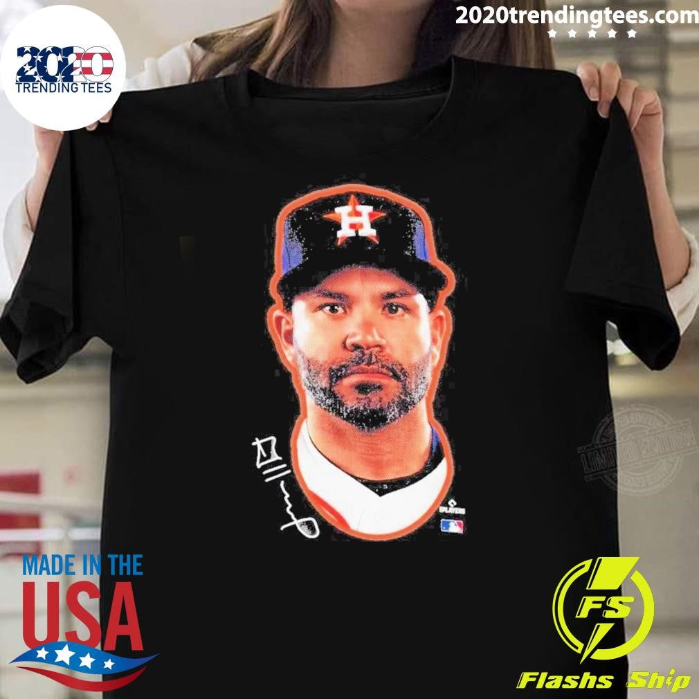 Jose Altuve Houston Astros Outerstuff Youth Headliner Signature Shirt Unisex T-shirt, Sweatshirt, Hoodie, Long Sleeve Tee - T-Shirt, Sweatshirt, Hoodie