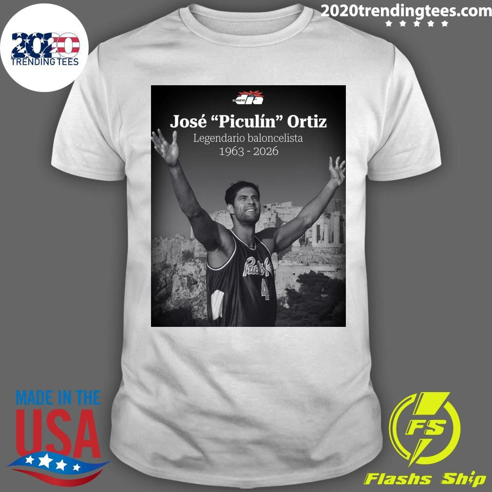 Jos Piculn Ortiz Legendario Baloncelista 1963-2026 Shirt Unisex T-shirt, Sweatshirt, Hoodie, Long Sleeve Tee - T-Shirt, Sweatshirt, Hoodie