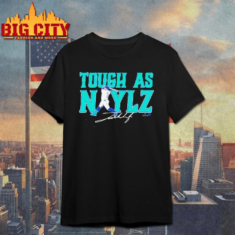 Josh Naylor Tough As Naylz Signature Pose Shirt Unisex T-shirt, Sweatshirt, Hoodie, Long Sleeve Tee - T-Shirt, Sweatshirt, Hoodie