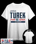 Josh Turek for Iowa U.S Senate logo shirt Unisex T-shirt, Sweatshirt, Hoodie, Long Sleeve Tee - T-Shirt, Sweatshirt, Hoodie