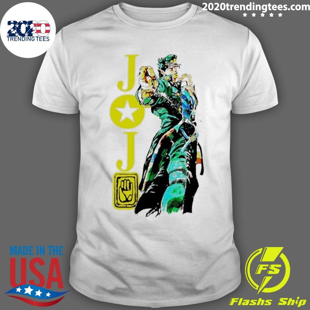 Jotaro Kujo Anime Cartoon Shirt Unisex T-shirt, Sweatshirt, Hoodie, Long Sleeve Tee - T-Shirt, Sweatshirt, Hoodie