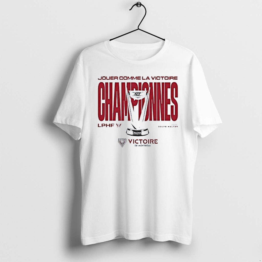 Jouer Comme La Victoire Championnes 2026 Big Cup Tshirts Sweater Hoodie Jpg Unisex T-shirt, Sweatshirt, Hoodie, Long Sleeve Tee - T-Shirt, Sweatshirt, Hoodie
