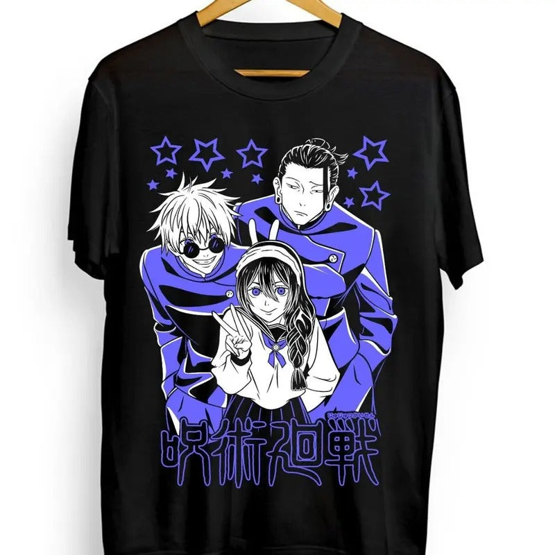Jujutsu Kaisen Geto Suguru Gojo Girl Anime Black All Size T-Shirts, Hoodie, Sweatshirt - T-Shirt, Sweatshirt, Hoodie