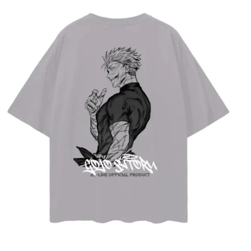 Jujutsun Kaisen Gojo Graffity Shirt Menswear Top Comfort Colors T-Shirts, Hoodie, Sweatshirt - T-Shirt, Sweatshirt, Hoodie