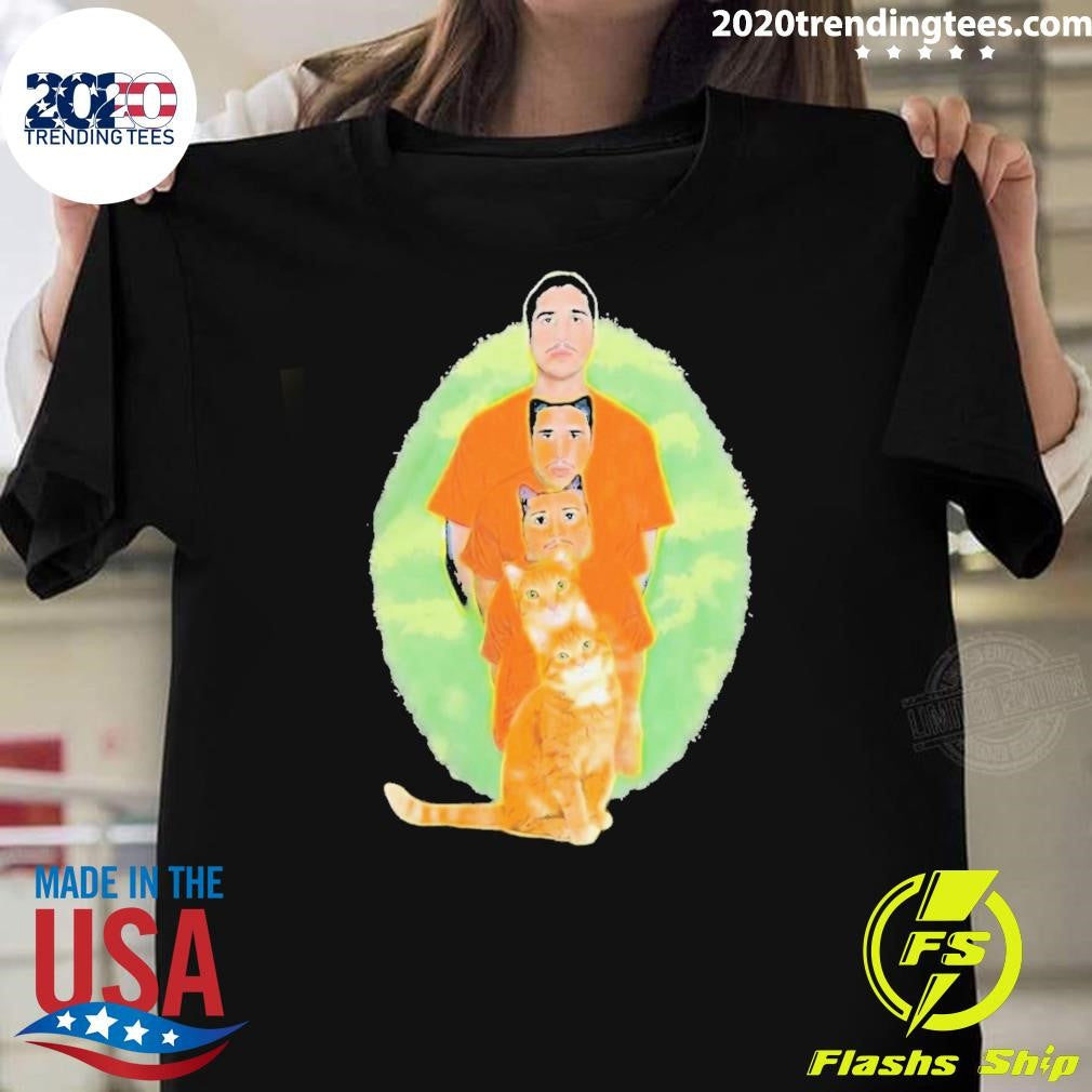 Julian and Logan Julian and Logan Logan Meows Tee Shirt Unisex T-shirt, Sweatshirt, Hoodie, Long Sleeve Tee - T-Shirt, Sweatshirt, Hoodie