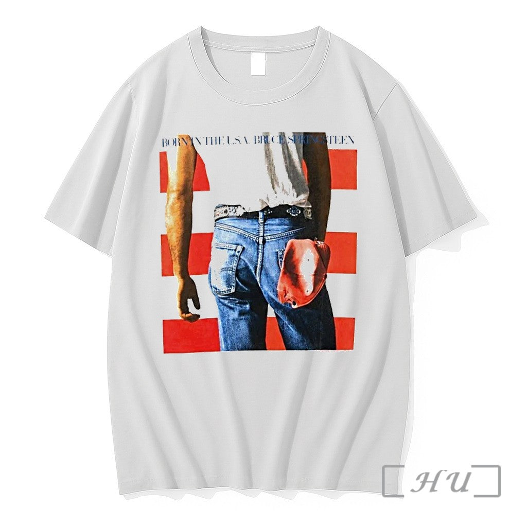 Jungkook Bts Born In The Usa Bruce Springsteen Tshirts Sweater Hoodie Jpg Unisex T-shirt, Sweatshirt, Hoodie, Long Sleeve Tee - T-Shirt, Sweatshirt, Hoodie