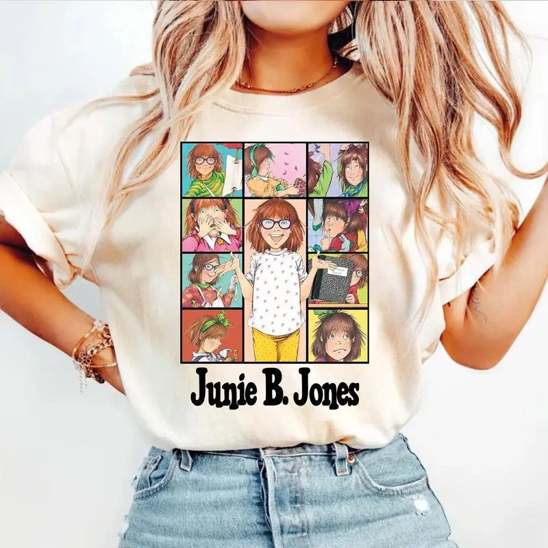 Junie B Teacher Shirt Junie B Jones Shirt Teacher School Shirt Kindergarten Teacher Shirt Teacher First Grade Teacher Shirt Children'S Character Affirmations Shirt Teacher Appreciation Womenswear Tops T-Shirts, Hoodie, Sweatshirt - T-Shirt, Sweatshirt, Hoodie