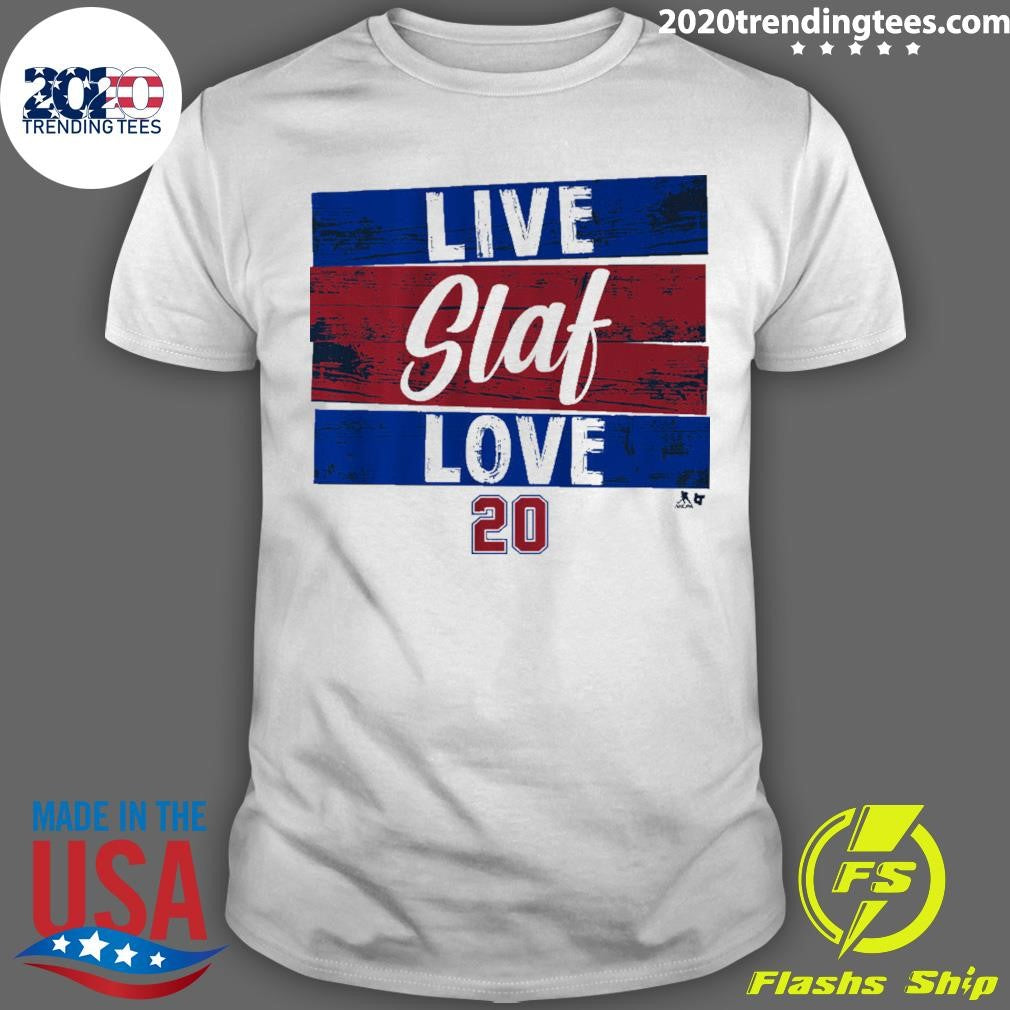 Juraj Slafkovsky Live Slaf Love 20 Shirt Unisex T-shirt, Sweatshirt, Hoodie, Long Sleeve Tee - T-Shirt, Sweatshirt, Hoodie