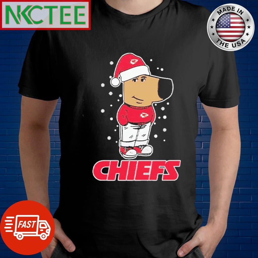 Just A Chill Guy Chill With Chiefs Christmas Shirt Unisex T-shirt, Sweatshirt, Hoodie, Long Sleeve Tee - T-Shirt, Sweatshirt, Hoodie