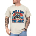 Just Dad Who Always Came Back Milk Shirt Funny Daddy Dad Appreciation Raccoon Papa Father Classic Menswear T-Shirts, Hoodie, Sweatshirt - T-Shirt, Sweatshirt, Hoodie