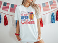 Just Here Wieners Shirt 4th July Funny Hot Dog Independence Day Retro America Patriotic Weenies T-Shirts, Hoodie, Sweatshirt - T-Shirt, Sweatshirt, Hoodie