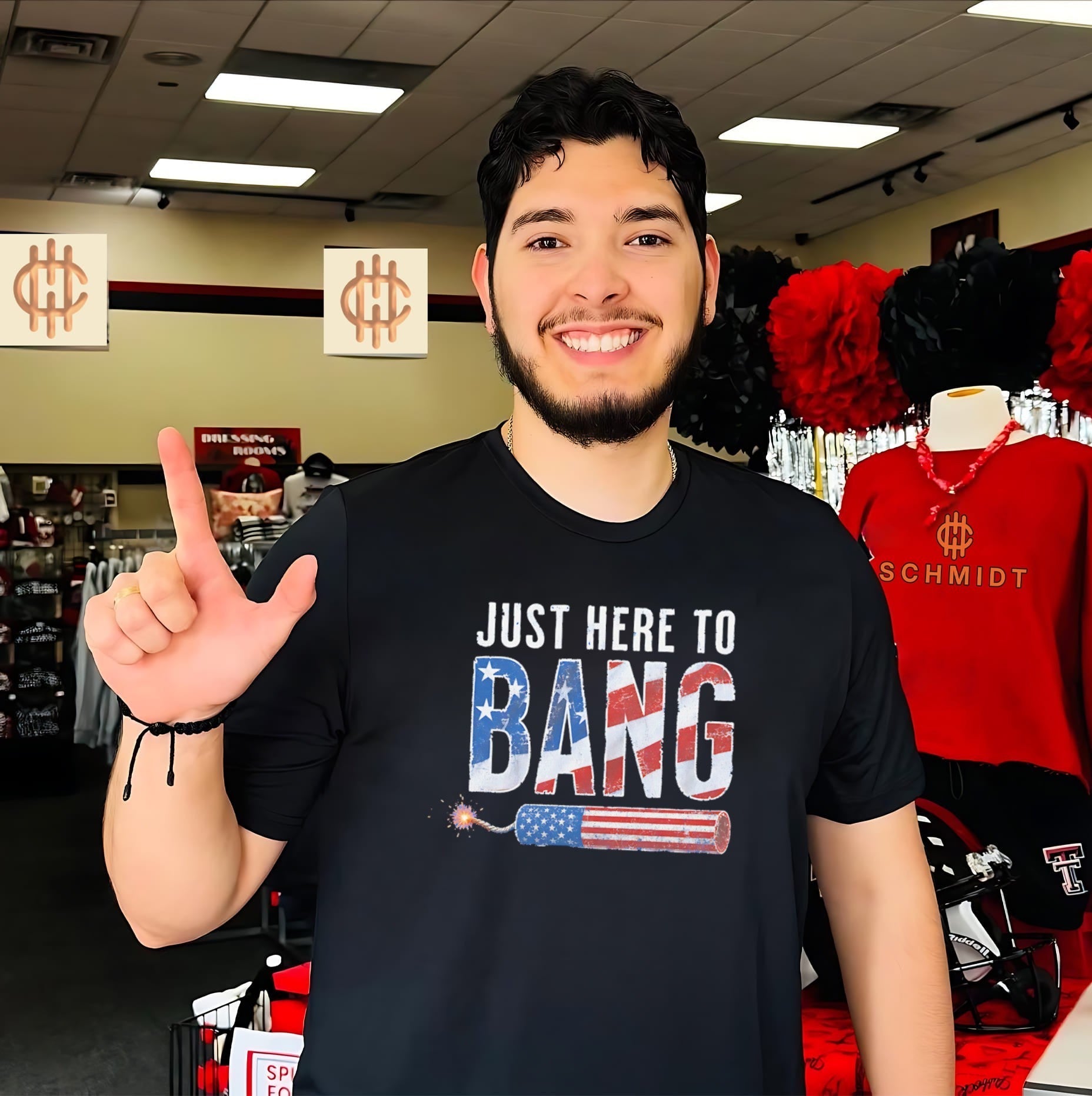 Just Here to Bang 250th Anniversary of freedom shirt Unisex T-shirt, Sweatshirt, Hoodie, Long Sleeve Tee - T-Shirt, Sweatshirt, Hoodie