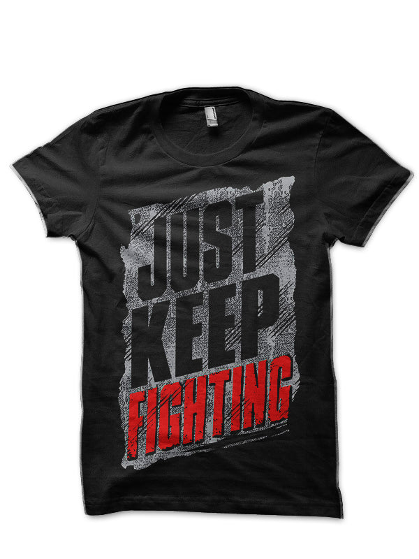 Just Keep Fighting Kevin Owens Black T-Shirts, Hoodie, Sweatshirt - T-Shirt, Sweatshirt, Hoodie
