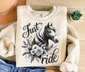 Just Ride Png Horse Png Flowers Png Just Ride Sublimation Png Horse Sublimation Vintage Png Png T-Shirts, Hoodie, Sweatshirt - T-Shirt, Sweatshirt, Hoodie