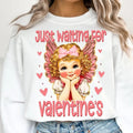 Just Waiting Valentines Retro Valentine Cupid Valentine Heart Love T-Shirts, Hoodie, Sweatshirt - T-Shirt, Sweatshirt, Hoodie