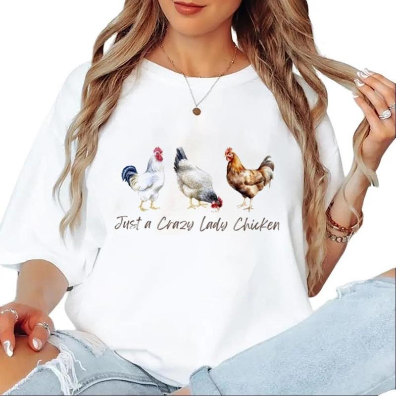 Just Crazy Lady Chicken Chicken Obsessed Funny Chicken Lady T-Shirts, Hoodie, Sweatshirt - T-Shirt, Sweatshirt, Hoodie