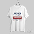 Justice For Charlie Kirk Freedom Of Speech Unisex T-shirt, Sweatshirt, Hoodie, Long Sleeve Tee - T-Shirt, Sweatshirt, Hoodie