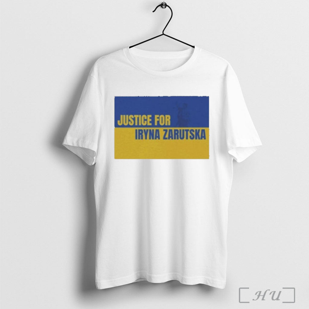 Justice For Ukrainian Iryna Zarutska T Shirt Sweatshirt Png Unisex T-shirt, Sweatshirt, Hoodie, Long Sleeve Tee - T-Shirt, Sweatshirt, Hoodie
