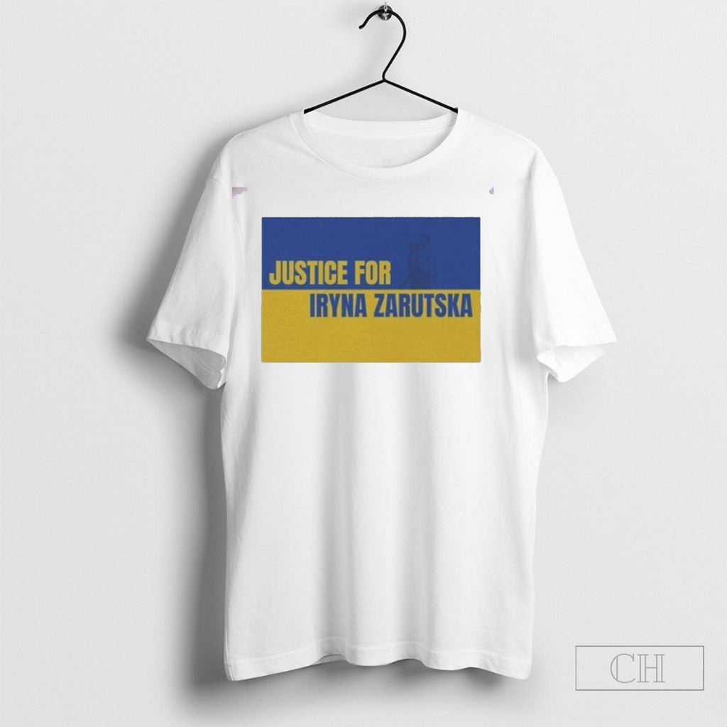 Justice For Ukrainian Iryna Zarutska Unisex T-shirt, Sweatshirt, Hoodie, Long Sleeve Tee - T-Shirt, Sweatshirt, Hoodie