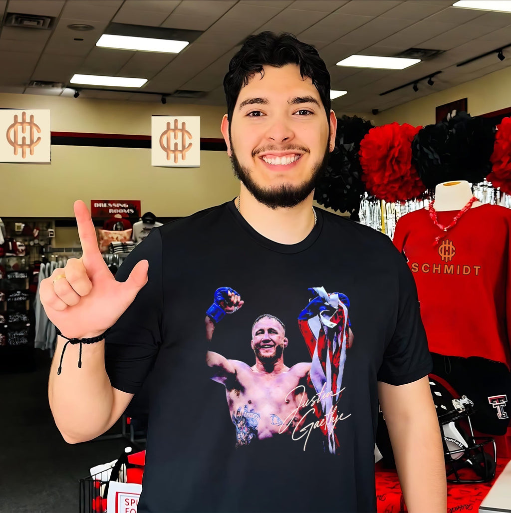 Justin Gaethje 2026 UFC Champions signature shirt Unisex T-shirt, Sweatshirt, Hoodie, Long Sleeve Tee - T-Shirt, Sweatshirt, Hoodie