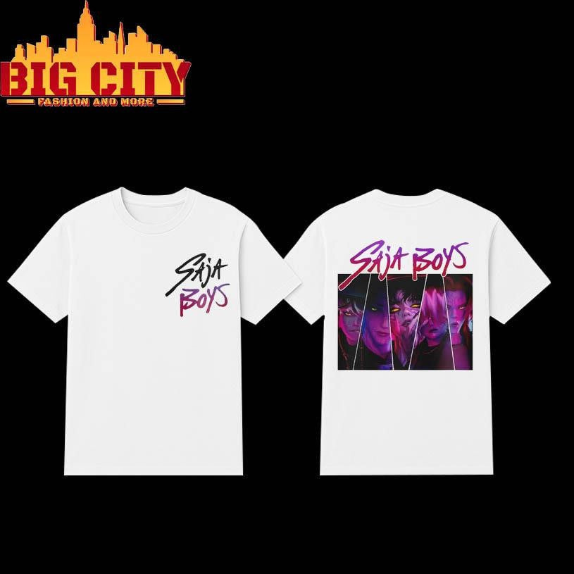 K-POP DEMON HUNTERS Saja Boys Two Sided Shirt Unisex T-shirt, Sweatshirt, Hoodie, Long Sleeve Tee - T-Shirt, Sweatshirt, Hoodie