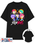 K-Pop Demon Hunters Saja Boys chibi shirt Unisex T-shirt, Sweatshirt, Hoodie, Long Sleeve Tee - T-Shirt, Sweatshirt, Hoodie
