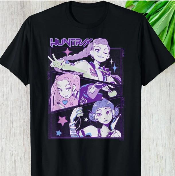 K Pop Music Shirt Demon Custom Hunters Fans Long Sleeve Personalized K Pop Music Fans Anime T-Shirts, Hoodie, Sweatshirt - T-Shirt, Sweatshirt, Hoodie