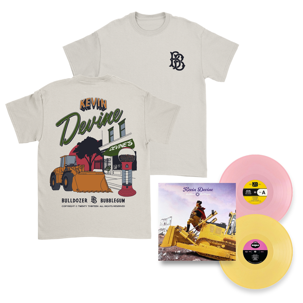 Kevin Devine Bubbledozer Bubblegum + Bulldozer 2xLP Bundle T-Shirts, Hoodie, Sweatshirt - T-Shirt, Sweatshirt, Hoodie