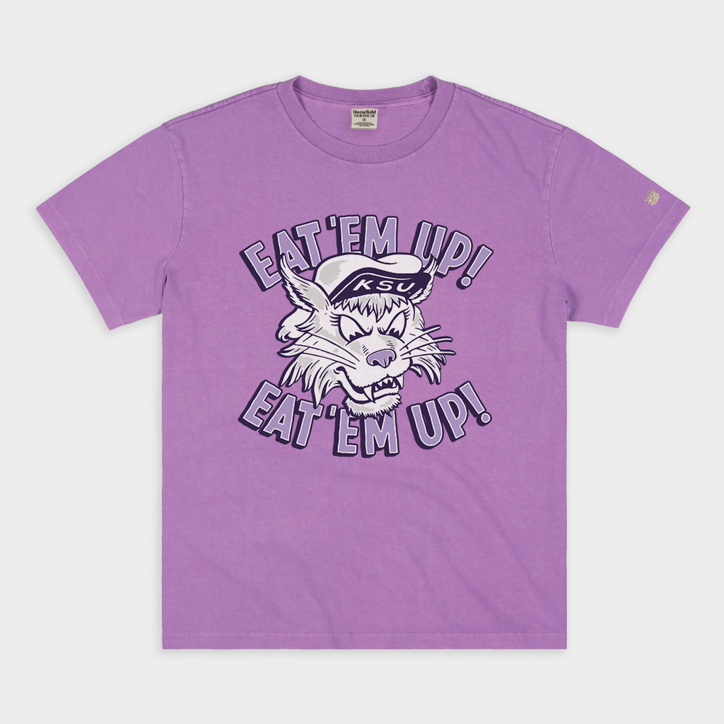 Vintage K State "Eat 'Em Up" Heavyweight Style001 T-Shirts, Hoodie, Sweatshirt - T-Shirt, Sweatshirt, Hoodie
