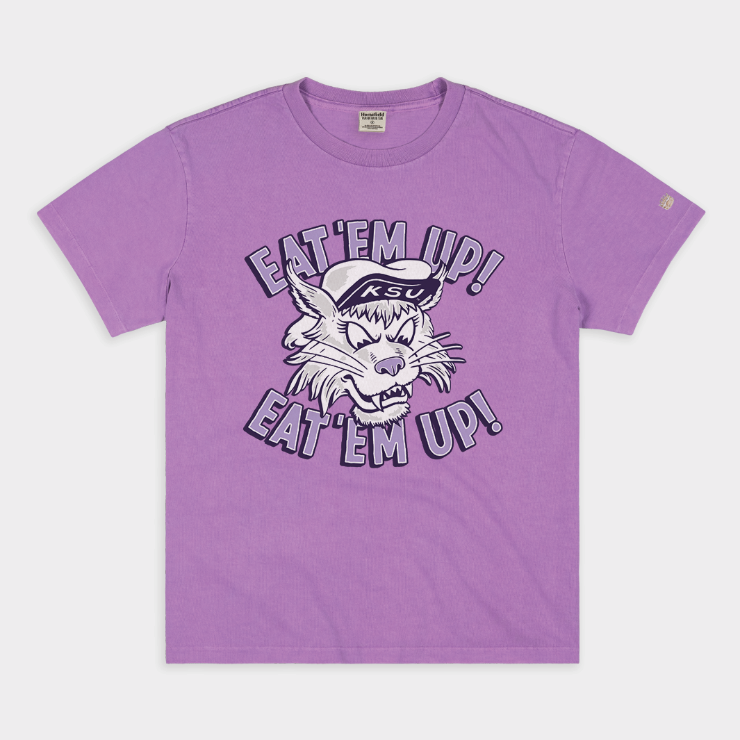 Vintage K State "Eat 'Em Up" Heavyweight Style001 T-Shirts, Hoodie, Sweatshirt - T-Shirt, Sweatshirt, Hoodie