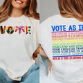 KamaIa 2024 VOTE LGBT 2 Sides Madam President Shirt Future Is Female Election Short Sleeve Shirt Casual T-Shirts, Hoodie, Sweatshirt - T-Shirt, Sweatshirt, Hoodie