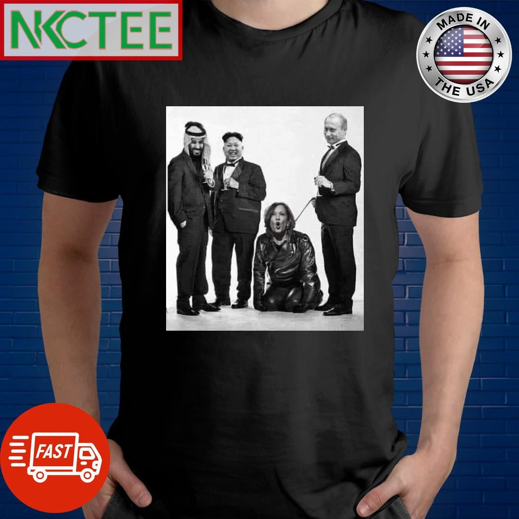 Kamala Harris dog Mohammed bin Salman Al Saud Kim Jong-un Vladimir Putin shirt Unisex T-shirt, Sweatshirt, Hoodie, Long Sleeve Tee - T-Shirt, Sweatshirt, Hoodie