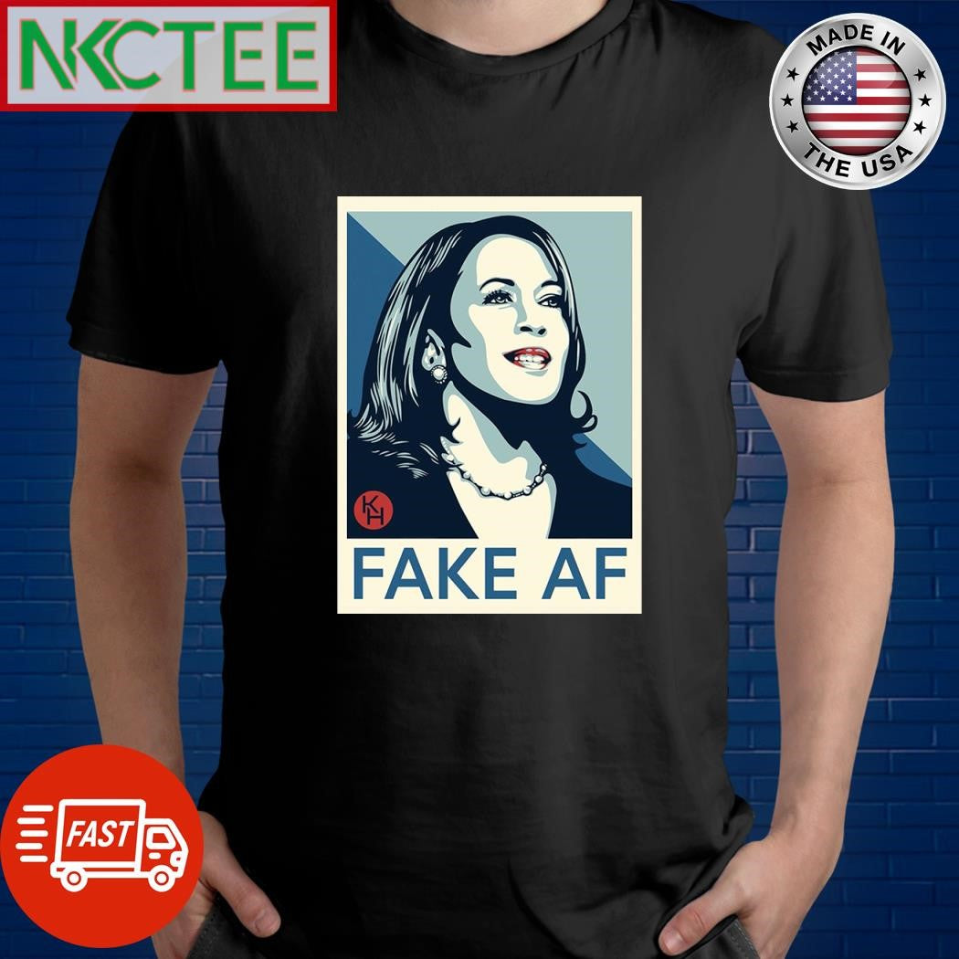 Kamala Harris fake af shirt Unisex T-shirt, Sweatshirt, Hoodie, Long Sleeve Tee - T-Shirt, Sweatshirt, Hoodie