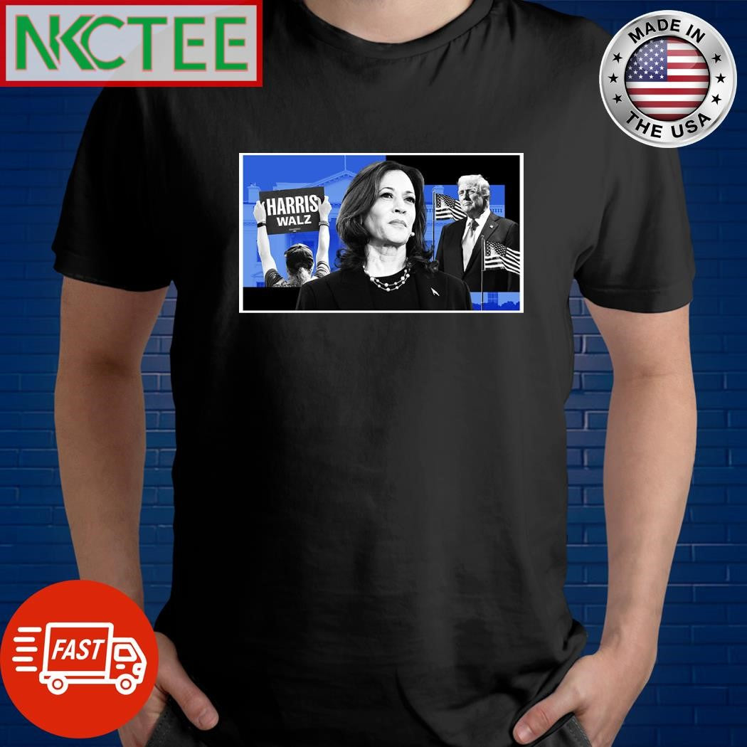 Kamala Harris has the momentum. Now comes the real test Donald Trump shirt Unisex T-shirt, Sweatshirt, Hoodie, Long Sleeve Tee - T-Shirt, Sweatshirt, Hoodie