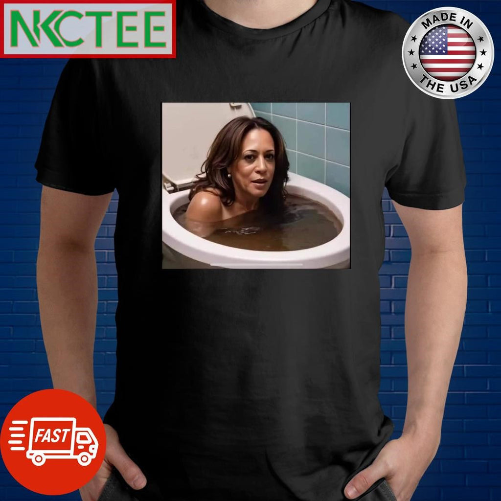 Kamala Harris soaks in the toilet shirt Unisex T-shirt, Sweatshirt, Hoodie, Long Sleeve Tee - T-Shirt, Sweatshirt, Hoodie