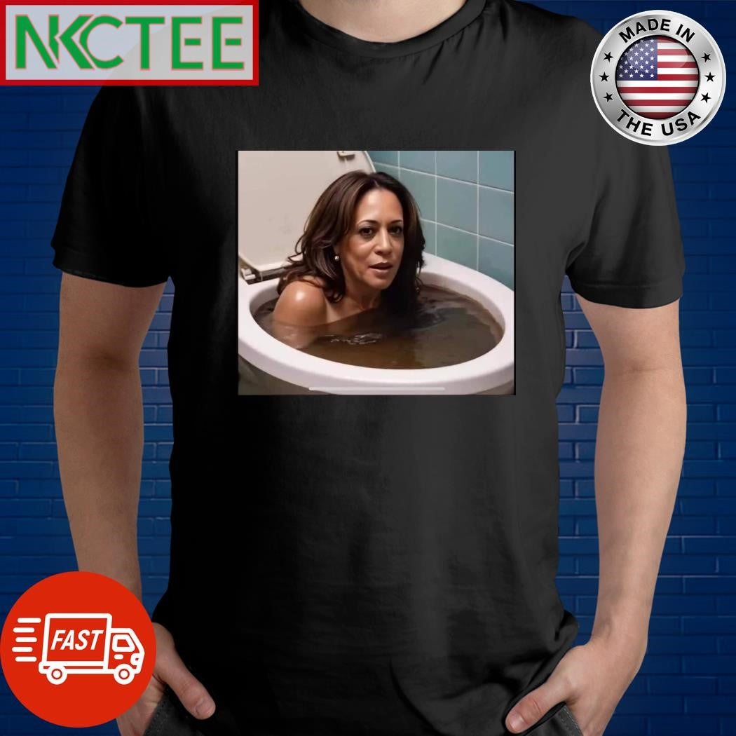 Kamala Harris soaks in the toilet shirt Unisex T-shirt, Sweatshirt, Hoodie, Long Sleeve Tee - T-Shirt, Sweatshirt, Hoodie