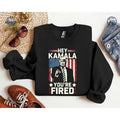 Kamala You'Re Fired Trump 2024 Support 47th President Trump Trump New Statement American Flag Kamala Lost Election T-Shirts, Hoodie, Sweatshirt - T-Shirt, Sweatshirt, Hoodie