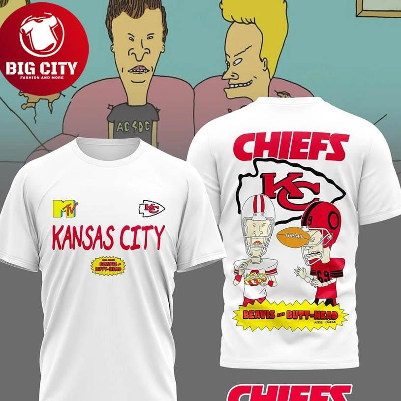 Kansas City Chiefs x Funny Beavis and Butt-Head Two Sided Shirt Unisex T-shirt, Sweatshirt, Hoodie, Long Sleeve Tee - T-Shirt, Sweatshirt, Hoodie