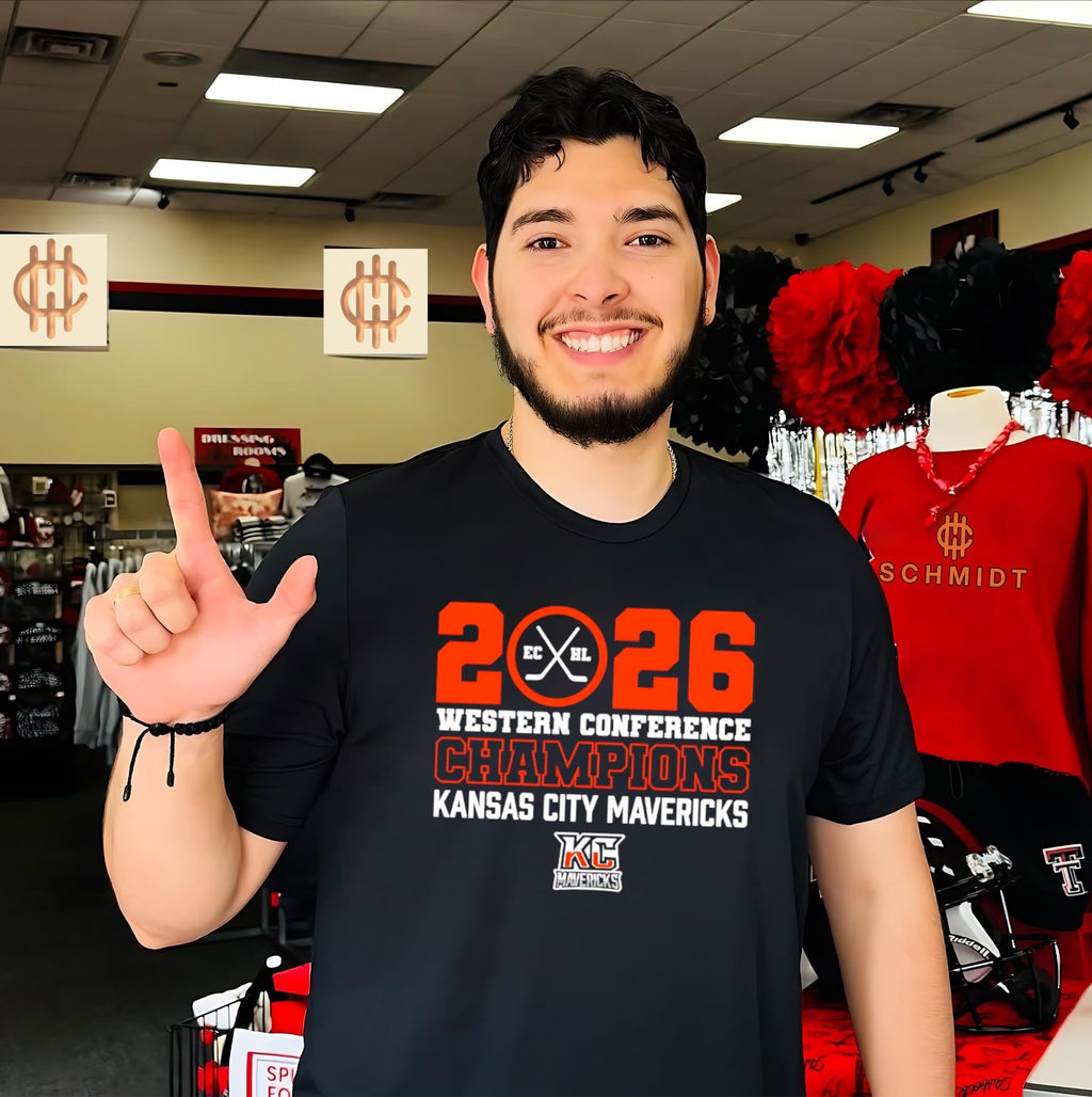 Kansas City Mavericks 2026 Western Conference Champions shirt Unisex T-shirt, Sweatshirt, Hoodie, Long Sleeve Tee - T-Shirt, Sweatshirt, Hoodie