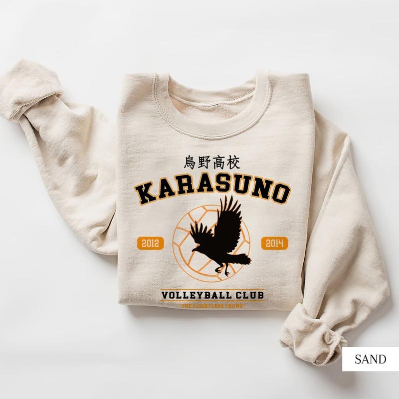 Karasuno Shirt Karasuno High School Shirt Karasuno Volleyball Club Shirt Fly High Anime Shirt Japan Shirt T-Shirts, Hoodie, Sweatshirt - T-Shirt, Sweatshirt, Hoodie