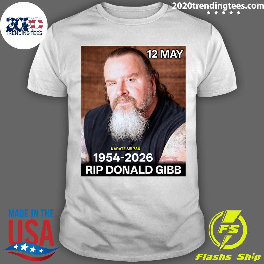 Karate Sir 786 Rip Donald Gibb 1954-2026 Shirt Unisex T-shirt, Sweatshirt, Hoodie, Long Sleeve Tee - T-Shirt, Sweatshirt, Hoodie