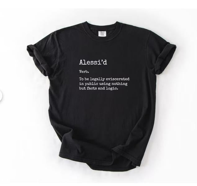 Karen Read Trial True Crime Trial Shirt Alessi'D Defense Lawyer T-Shirts, Hoodie, Sweatshirt - T-Shirt, Sweatshirt, Hoodie