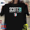 Katie Scott 31 Nwsl Kansas City Current Name And Number Shirt Unisex T-shirt, Sweatshirt, Hoodie, Long Sleeve Tee - T-Shirt, Sweatshirt, Hoodie