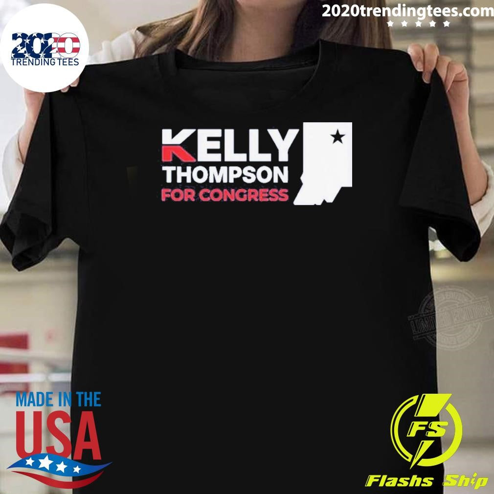 Kelly Thompson For Congress Garment-Dyed Shirt Unisex T-shirt, Sweatshirt, Hoodie, Long Sleeve Tee - T-Shirt, Sweatshirt, Hoodie