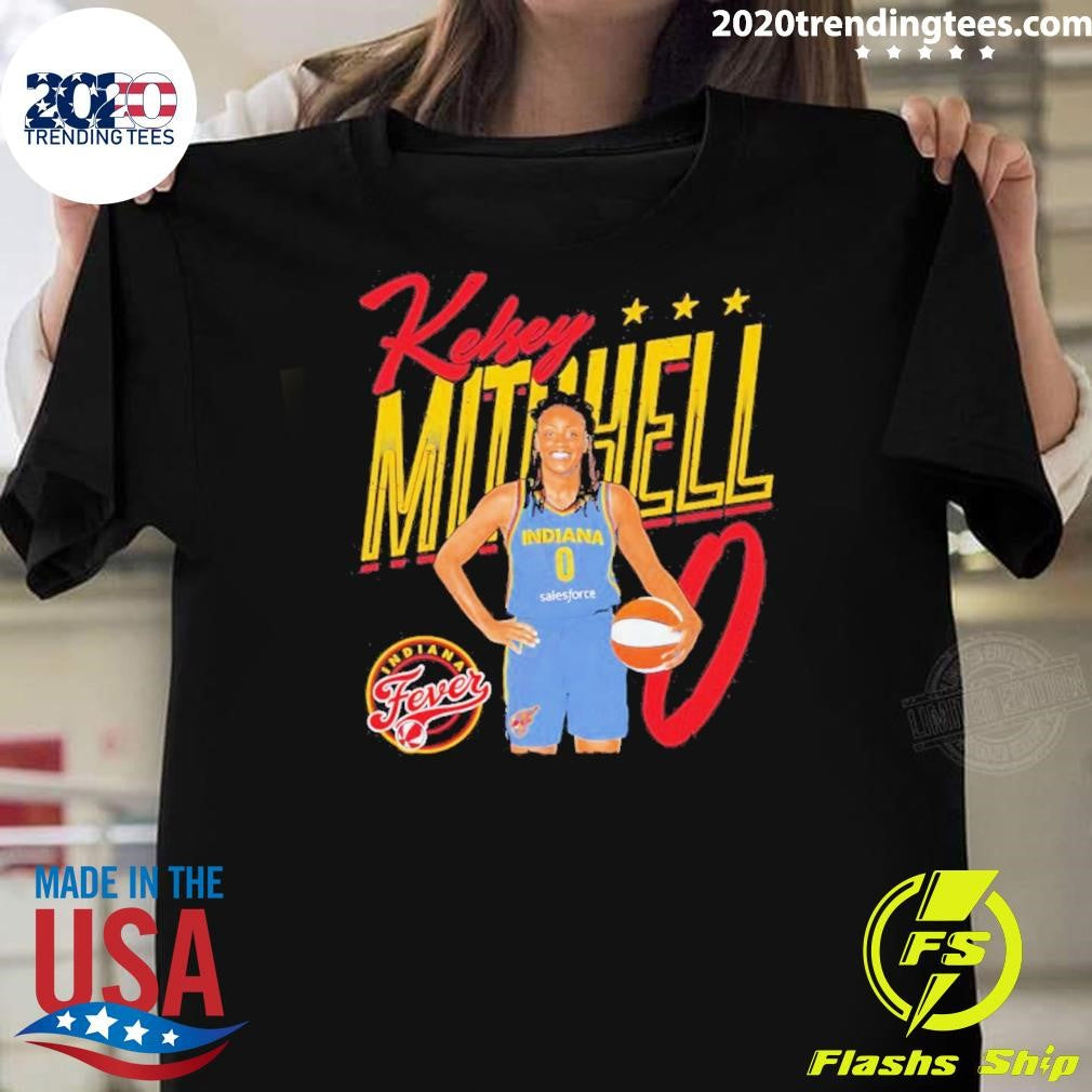 Kelsey Mitchell Player Pose Indiana Fever Shirt Unisex T-shirt, Sweatshirt, Hoodie, Long Sleeve Tee - T-Shirt, Sweatshirt, Hoodie