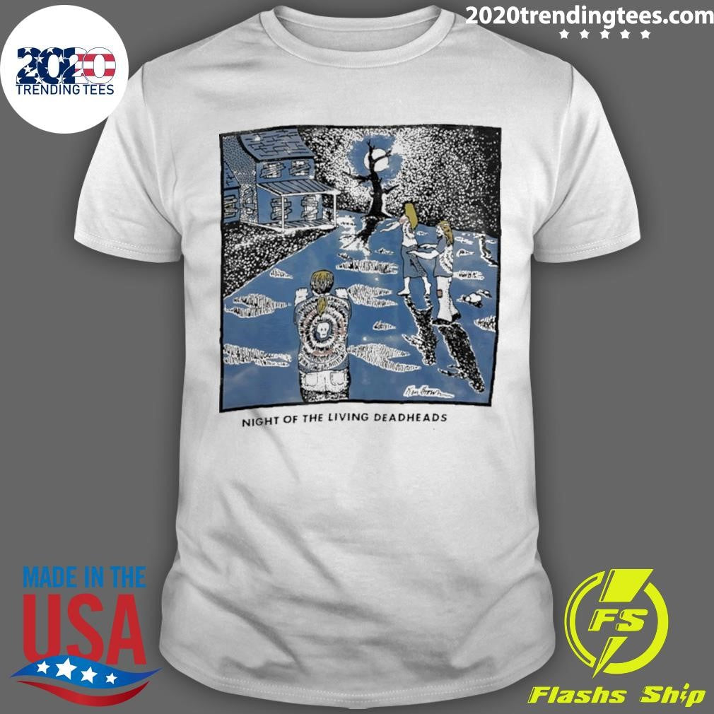 Ken Brown 90s Night Of The Living Deadheads Shirt Unisex T-shirt, Sweatshirt, Hoodie, Long Sleeve Tee - T-Shirt, Sweatshirt, Hoodie