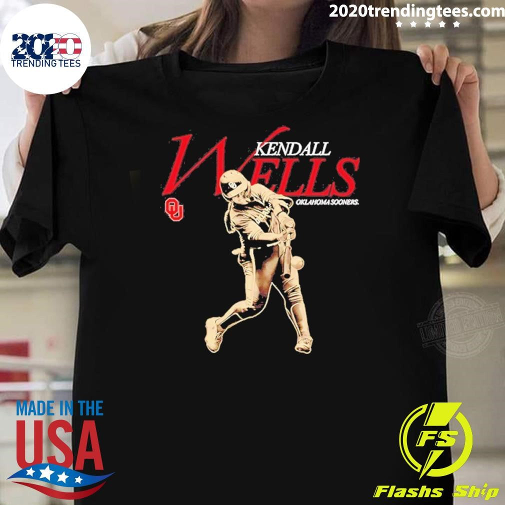 Kendall Wells Oklahoma Sooners Softball Player Graphic Shirt Unisex T-shirt, Sweatshirt, Hoodie, Long Sleeve Tee - T-Shirt, Sweatshirt, Hoodie